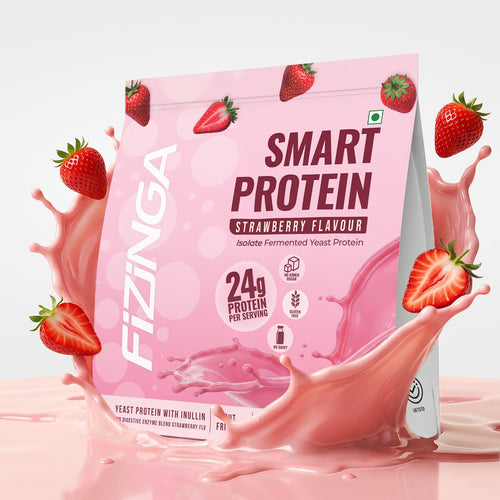 Fizinga Smart Protein - Strawberry - Fermented Yeast Protein image 0