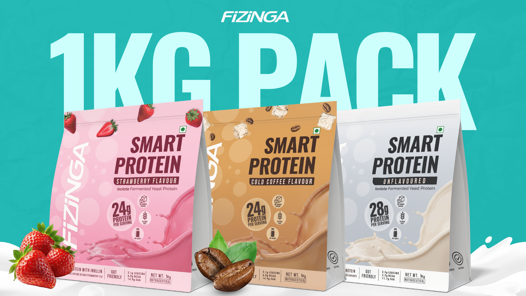 Fizinga 1 kg Smart Protein pack