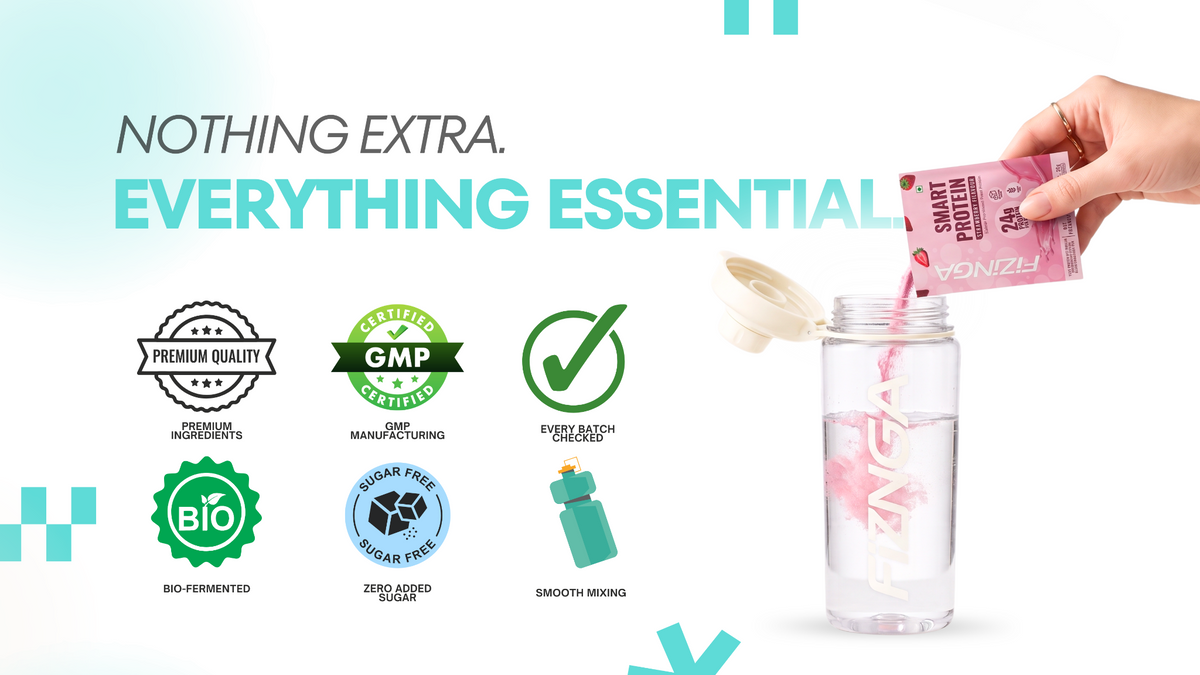 Fizinga premium ingredients, GMP manufacturing and batch checks